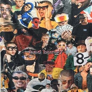 Bad Bunny Throw Blanket 3 X 4 Polyester New Collage Benito Bowl Music Artist Fan